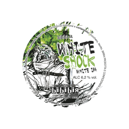 White IPA "White Shock" -  Bières artisanales Italiennes - Bonte Divino