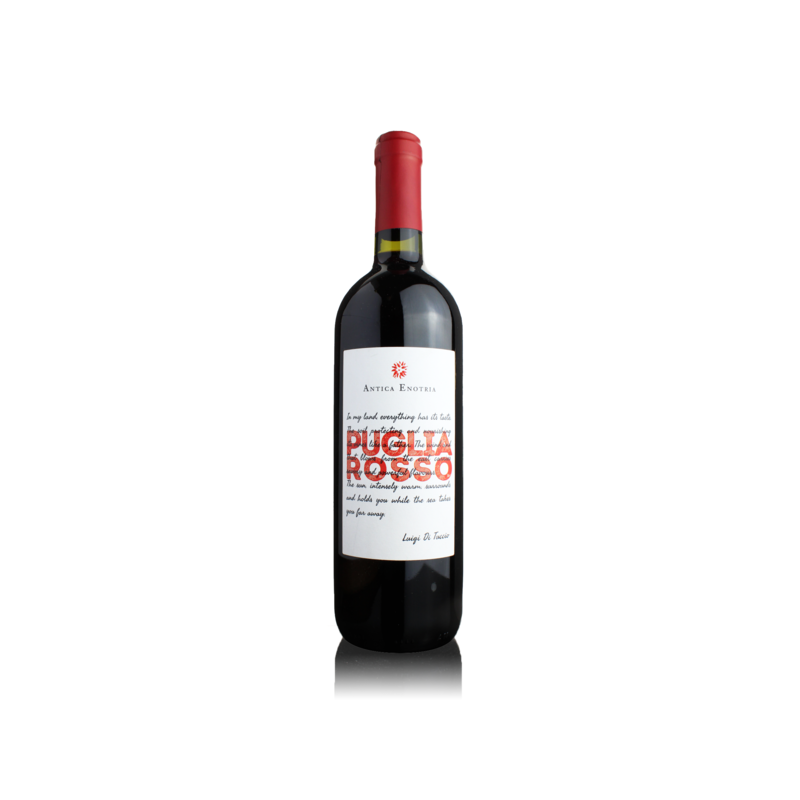 Puglia Rosso, Antica Enotria, Vin rouge  Italien - Bonte di Vino